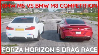 BMW M5 vs BMW M8 Competition - Forza Horizon 5 Drag Race