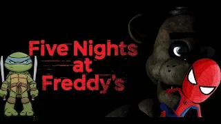 ФНАФ ПРОХОЖДЕНИЕ! Фредди Фазбер нас нашел!  - ЛЕТСПЛЕЙ ИГРЫ FNAF от СПАЙДЕР и НИНДЗЯГО