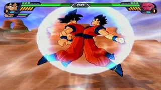 Goku & Gohan Fusion | Gokhan vs Super Buu Gotenks Dragon Ball Z Budokai Tenkaichi 3 (MOD)