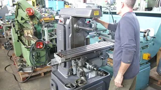 Bridgeport 1ES Horizontal Milling Machine 8″ x 30″ Table @ Mullin Machinery of NJ