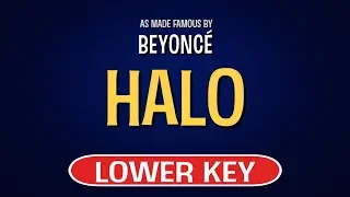 Beyonce - Halo | Karaoke Lower Key