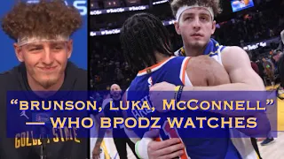 PODZIEMSKI “upset” Trayce Jackson-Davis missed All-Rookie by 1; “Jalen Brunson, Luka, TJ McConnell…”