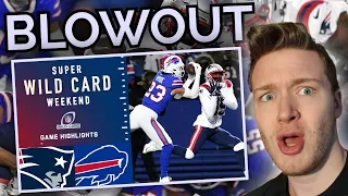 Swedish Dude Reacts to Patriots vs. Bills Super Wild Card Weekend Highlights | NFL 2021 Reaction
