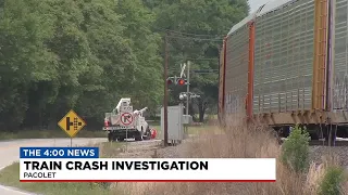 Train collides with car in Spartanburg County