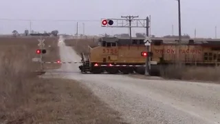 Emergency Stop! Union Pacific coal train at the Colo Bogs