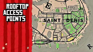 How To Climb Rooftops In Saint Denis - Red Dead Redemption 2