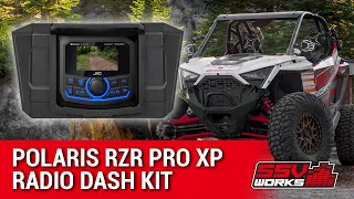 SSV Works Polaris RZR Pro XP JVC MR1 Media-Receiver Plug-&-Play Kit