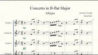 Vivaldi - Concerto for Two Violins, Strings, and B. C. in B-flat Major, RV 524