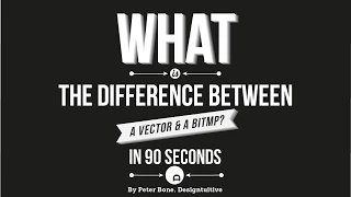 What's the difference between a bitmap graphic and a vector?