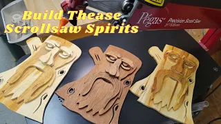 Steve Good | Making a wood scrollsaw spirit.