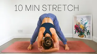 10 MIN FULL BODY STRETCH for Recovery and Flexibility (Hamstrings, Hips & Spine)