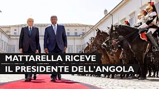 Mattarella riceve il Presidente dell'Angola