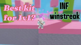 The best kit for 1v1 in Roblox Bedwars for infinite winstreak