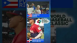 Puerto Rico and Dominican Republic Celebrate HUGE DUBBS In WBC #shorts #wbc