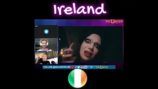 REACTION -  Bambie Thug "Doomsday Blue" (Ireland Eurovision 2024) #shorts  #eurovision #esc2024