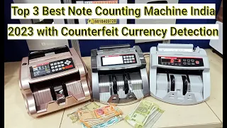 Top 3 Best Note Counting Machine India 2024 with Counterfeit Currency Detection | Best Bill Counters