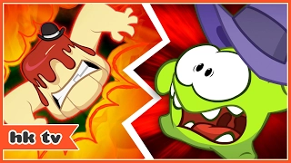 Om Nom Stories - Om Nom vs Jelly Monster | Funny Cartoons for Kids By HooplaKidz TV