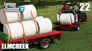 WRAPPING BALES PAYYYSSS GOOOOD | Industrializing Elmcreek | FS22 Timelapse | Ep22