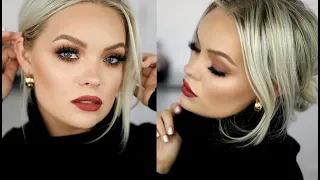 FALL TRANSFORMATION START TO FINISH - Makeup, Hair + Outfit