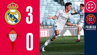 RESUMEN #PrimeraFederación | Real Madrid-Castilla 3-0 RC Celta de Vigo B | Grupo 1 | Jornada 32