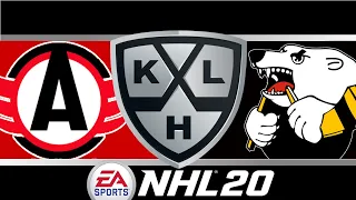 NHL 20 Simulation | KHL Highlights | Avtomobilist Yekaterinburg vs. Traktor Chelyabinsk