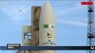 Satélite geoestacionário brasileiro é lançado em órbita