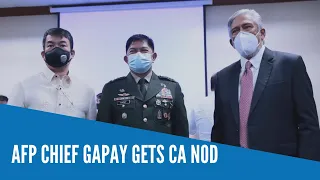 AFP chief Gapay gets CA nod