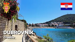 Dubrovnik, Croatia. A walk in Lapad. 4K