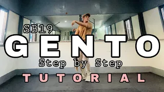 GENTO-SB19|TIKTOK STEP BY STEP DANCE TUTORIAL|DANCE GURU