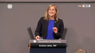 Christine Lütke (FDP), Gesetzentwurf zur Cannabis-Legalisierung, 1. Lesung.