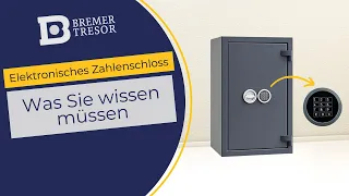 Tresor Zahlenschloss - [Funktionsweise und Sicherheit der Elektronik]