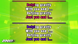 Wicked - Defying Gravity - Karaoke Version from Zoom Karaoke