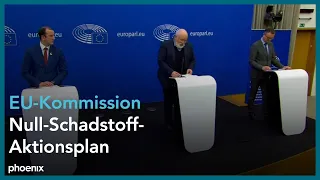 Pressekonferenz der EU-Kommission zu einer Verschärfung der Sanktionen gegen Russland am 05.04.22