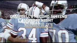 NFL 100: Earl Campbell's Record Setting Monday Night