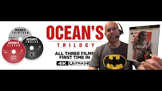 Présentation (unboxing) de coffret The Ocean's Trilogy en 4K Ultra HD