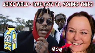 MOM Reacts to Juice WRLD - Bad Boy ft. Young Thug (Directed by Cole Bennett)