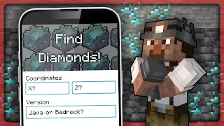 Minecraft Diamond Finding Apps... Do they Work?