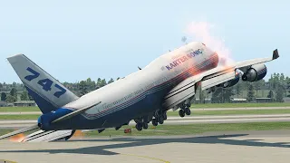 Amateur B747 Pilot Got Fired After Making This Drunk Emergency Landing | XP11