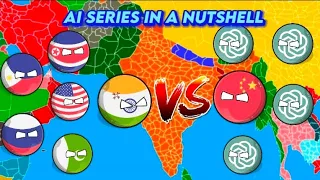 Can India Save The World By Defeating AI Robots?  || World Provinces #geography #countryballs