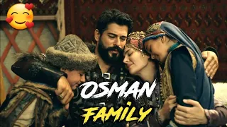 Osman meet family 🥰 Malhun hatun Orhan and fatima love | happy moment #kurulusOsmanseason3