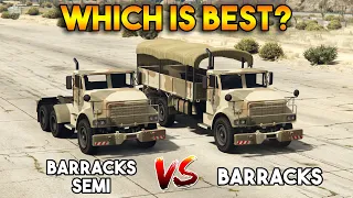 GTA 5 ONLINE : BARRACKS VS BARRACKS SEMI (WHICH IS BEST?)