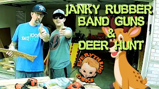 Rubber Band Gun Build and Deer HUNT