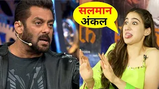 क्या हुआ जब भरे शो में Sara Ali Khan ने Salman Khan को कहा "Uncle"