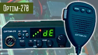 Optim-270 СиБи радиостанция. Подробный обзор, измерения, внутренности.