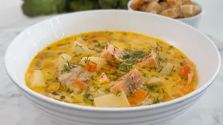 Never have I ever eaten such a delicious fish soup❗Easy and Healthy 30 MIN fish soup!