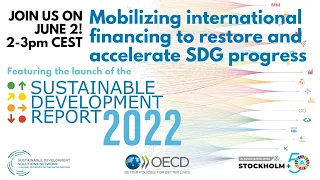 Mobilizing international financing to restore and accelerate SDG progress