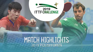 Yu Heyi vs Marcos Madrid | 2019 ITTF Polish Open Highlights (R64)