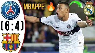 PSG vs Barcelona (4-1) PARIS × BARCA Champions League | Mbappe goal ,Vitinha,dembélé GOAL