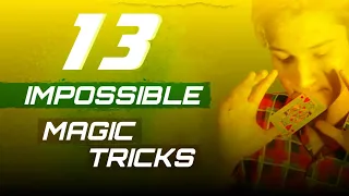 13 Impossible Magic Tricks 😱 You Can Do It