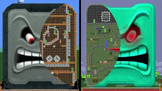 8BIT-ANI: Mario vs the Giant thwomp Maze And the Giant Zombie thwomp Maze